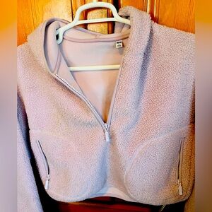 Uniqlo Light Purple Teddy Jacket